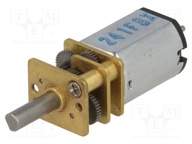 Motor: DC, com transmissão, Medium Power, 6VDC, 6.