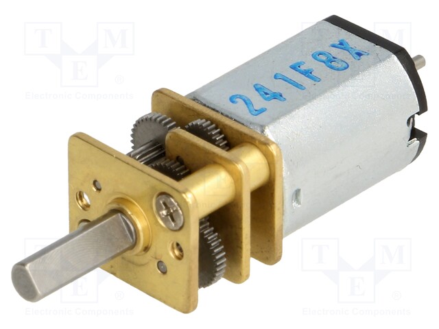 Motor: DC, com transmissão, Medium Power, 6VDC, 6.