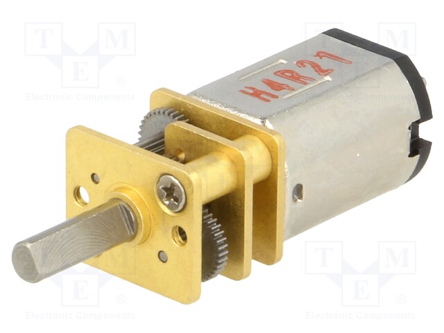 Motor: DC, com transmissão, HPCB 12V, 12VDC, 750m.