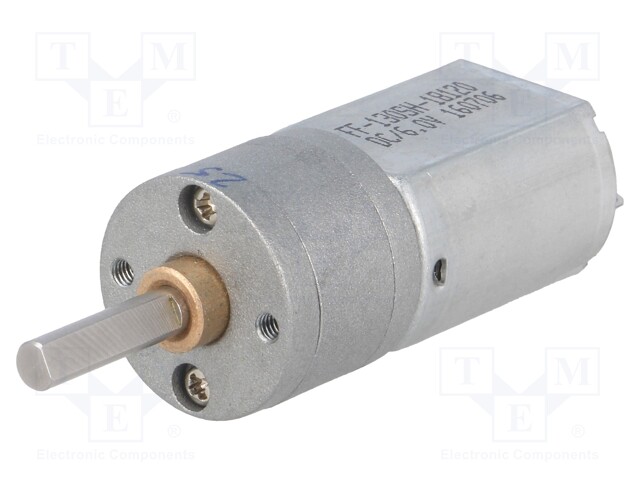 Motor: Dc, com Transmissão, Pololu 20d, 6vdc, 3,2a, Eixo: Incisão D