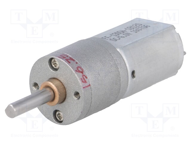Motor: Dc, com Transmissão, Pololu 20d, 6vdc, 3,2a, Eixo: Incisão D