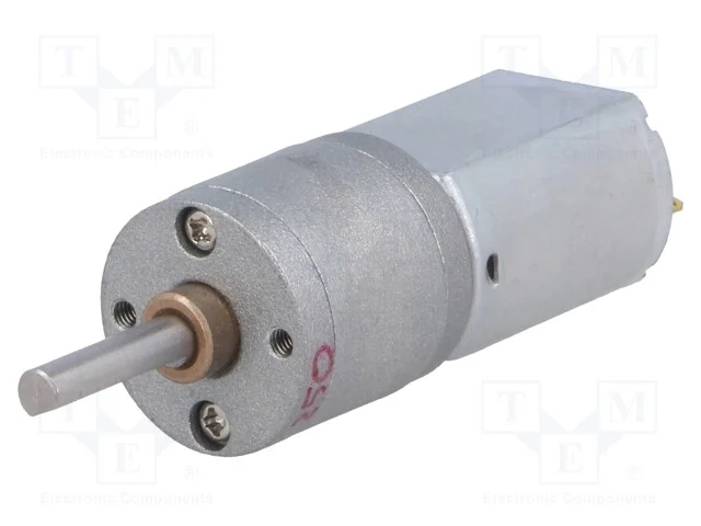 Motor: DC, com transmissão, 6VDC, 2,9A, Eixo: inc.