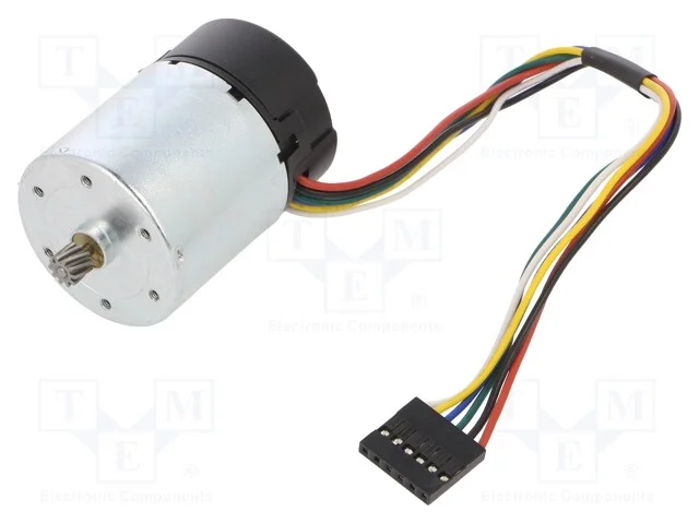 Motor: DC, 6÷12VDC, 5,5A, Eixo: incisão D, 10000r.