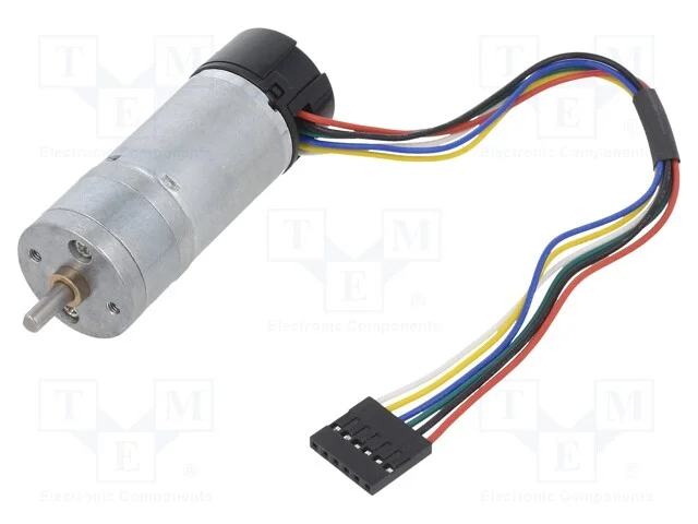 Motor: DC, com encoder,com transmissão, HP, 6VDC,.