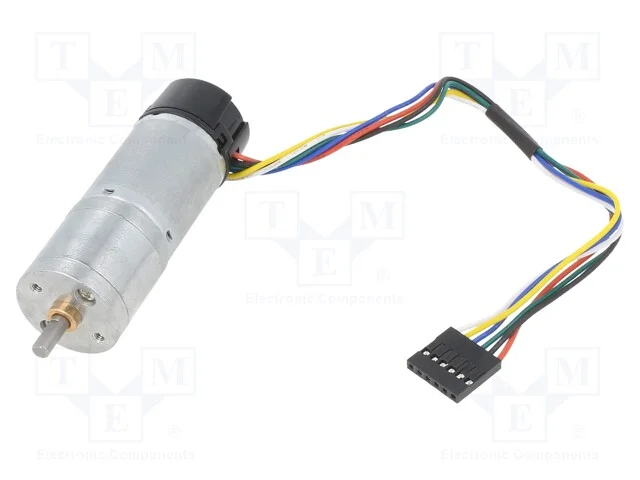 Motor: DC, com encoder,com transmissão, LP, 6VDC,.