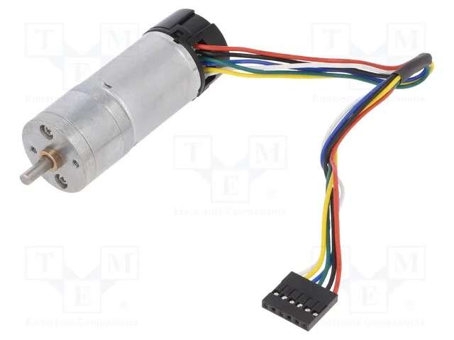 Motor: DC, com encoder,com transmissão, HP, 12VDC.