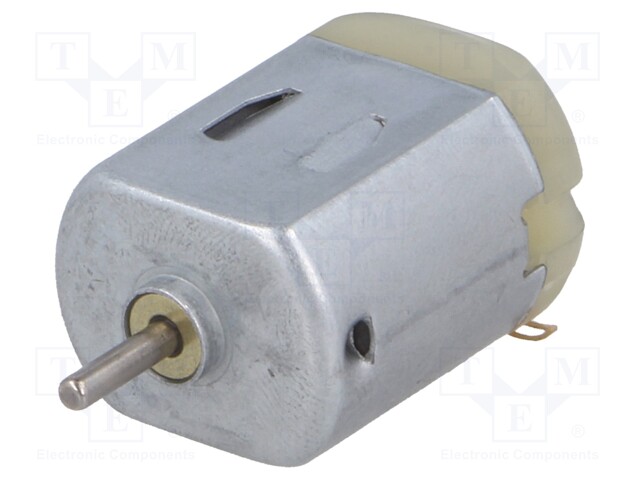 Motor: DC, sem rotor, 1÷9VDC, Eixo: liso, Veio bi.