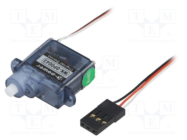 Motor: servomecanismo, 4,8÷6VDC, micro, digitais,.