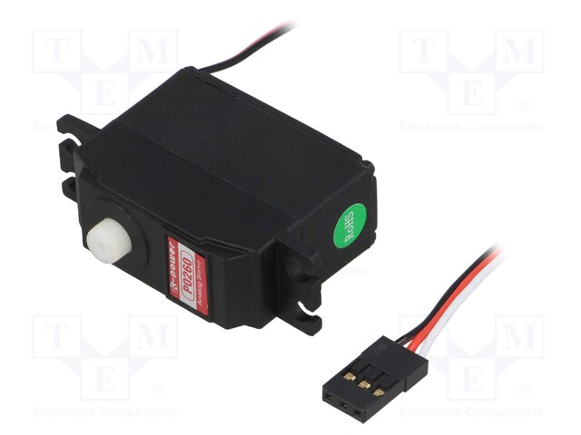 Motor: servomecanismo, 4,8÷6VDC, mini, analógico,.