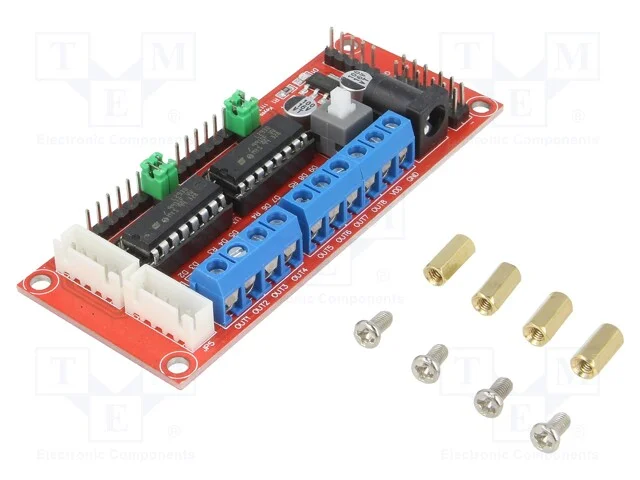Controlador do motor DC, L293D, analógico,PWM, Ue.