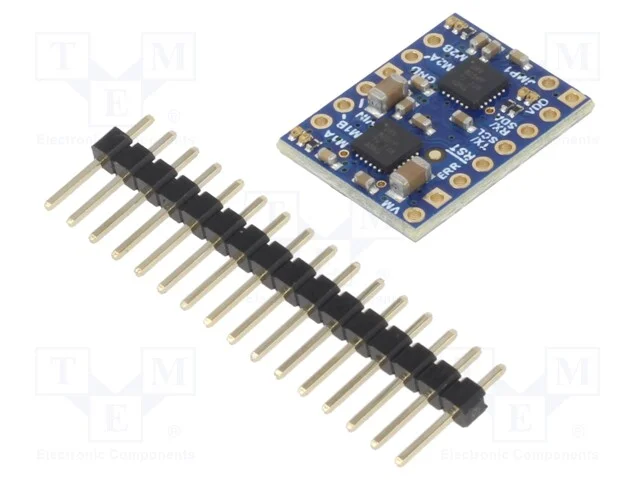 Controlador do Motor Dc, Motoron, Uart, Uent Mot: 4,5÷48v, Ch: 2