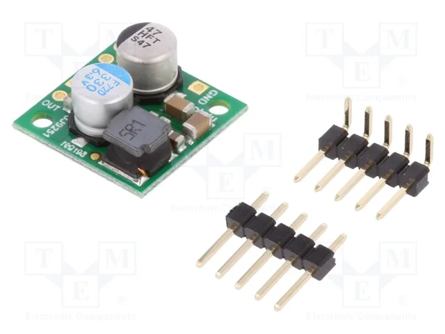 Indutor: step down, Usai: 5V, Uent: 5,3÷36V, 2,5A.