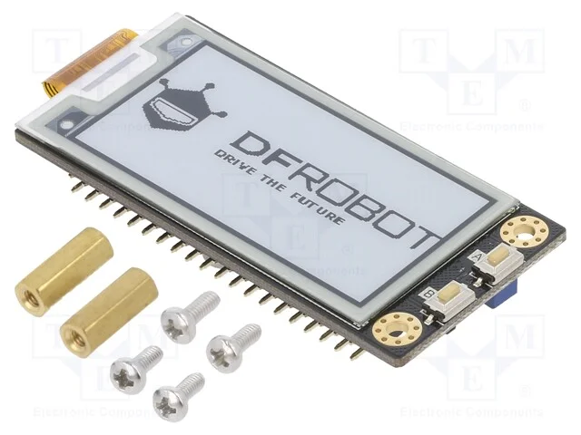 Monitor: e-papel, SPI, 66,5x31mm, 3,3VDC, Definiç.