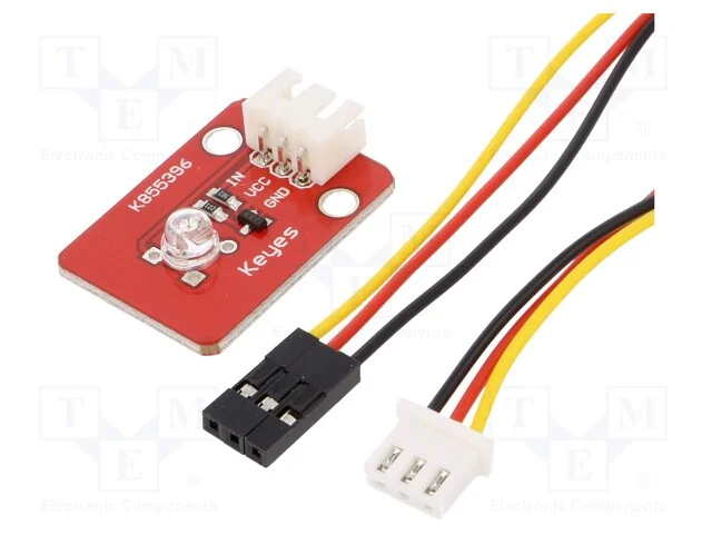 Módulo: LED, 2÷2,5VDC, Dim: 31x21mm, Arduino, LED.