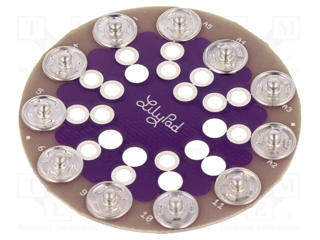 Módulo: adaptador, placa protótipo, LilyPad, 50mm