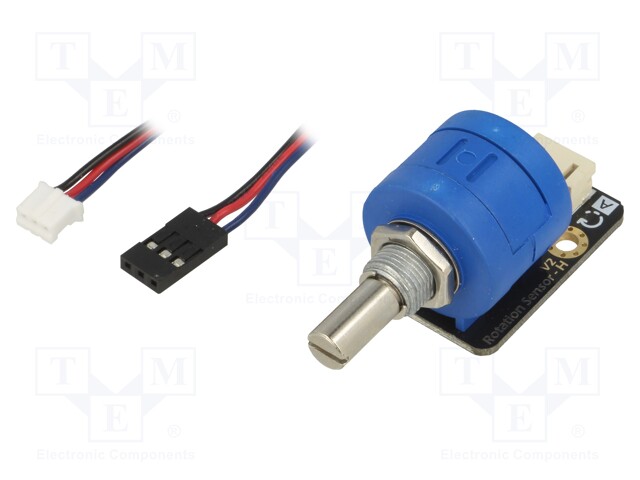 Sensor: rotação, potenciómetro, analógico, 5VDC, .