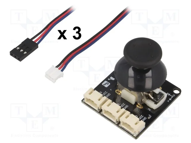 Sensor: tátil, joystick, analógico, 3,3÷5VDC, Ch:.