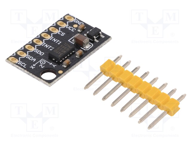 Sensor: Acelerómetro, 3,3÷6vdc, I2c,Spi, Adxl345, +2,+4,+8,+16g