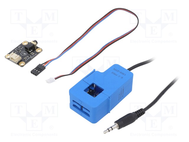 Sensor: Corrente, 3,3÷5,5vdc, Gravity, 13x13mm, 0÷5a