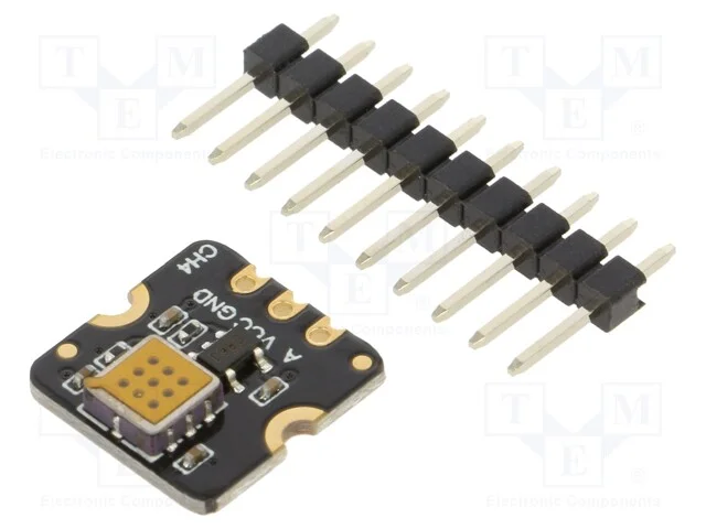 Sensor: Concentração de Gás, Metano (Ch4), 3,3÷5vdc, 13x13x2,5mm