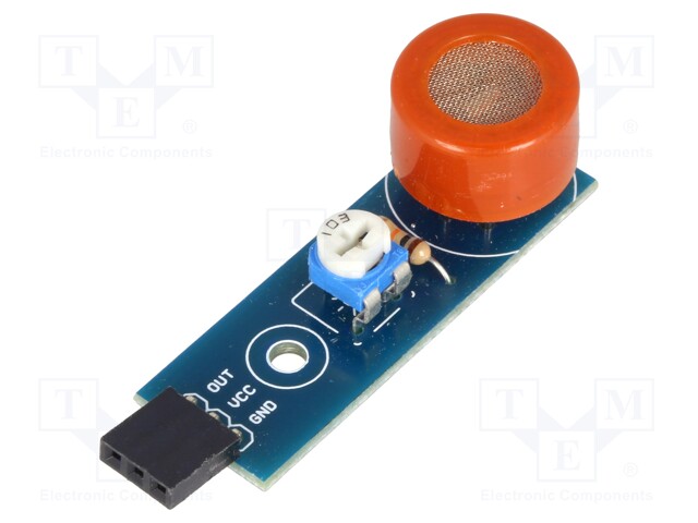 Sensor: Atmosférica, Gás, 5vdc, Mq-3, Tomada,Barra de Pinos, I/O: 3