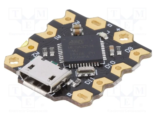 Controlador, Arduino, ATMEGA32U4, 5VDC, PWM: 4, E.