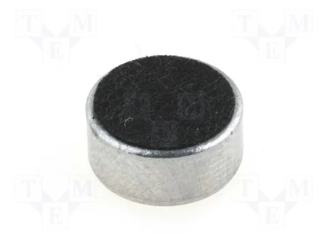 Microfone, 9,7x4,5mm, 2,2kO, 600uA, 1,5÷10V, SNR:.