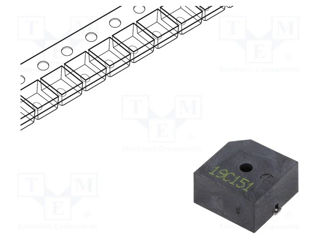 Transdutor de som: piezoeléctrico, com gerador ex.