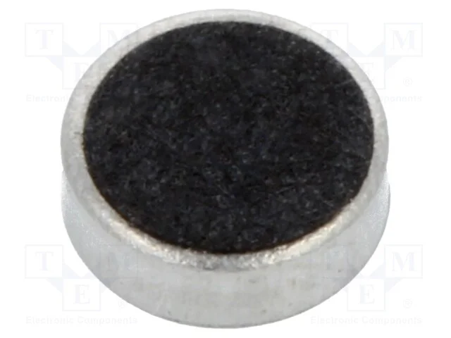 Microfone, 6x2,2mm, 0,5mA, 2÷10V, SNR: 55dB, Sens.
