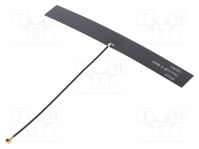 Antena, 2g,3g,4g,Gsm,Lte, 3dbi, Linear, para Fita, 106x13x0,1mm