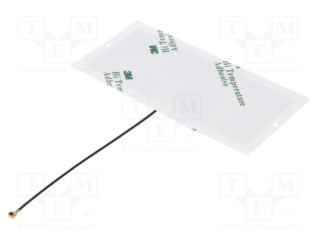 Antena, Ism,Rf, 0,7dbi, Linear, para Fita, 433mhz, 90x40mm, U.Fl