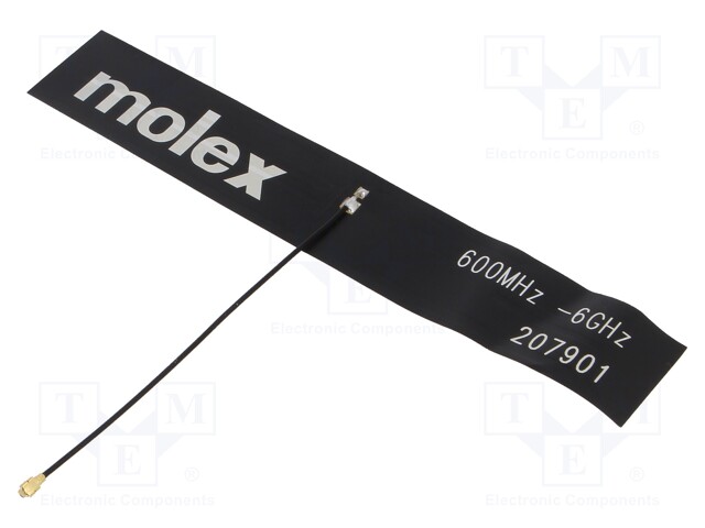 Antena, 2g,3g,4g,Gsm,Lte, Linear, para Fita, 147x25mm, U.Fl