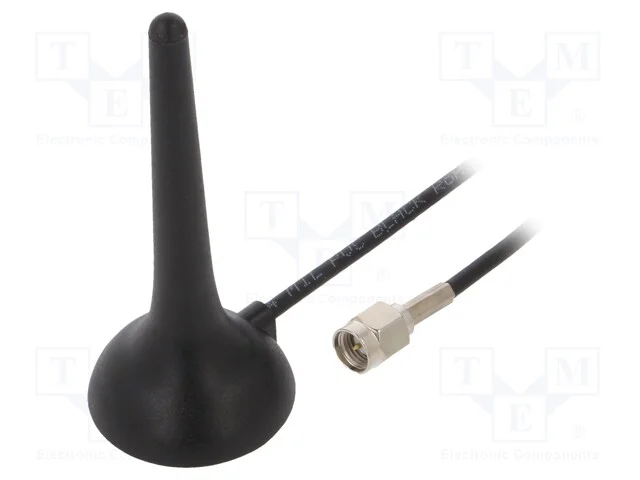 Antena, 3G,GSM, 0,3dBi,1,7dBi, imã, 824÷960MHz,1,.