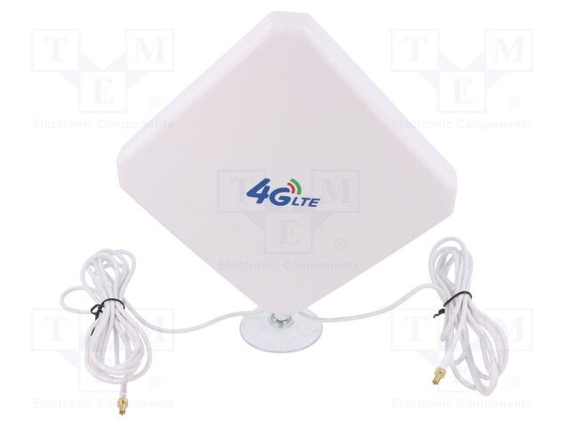 Antena, Lte, 20dbi, para Parede, 50o, 680÷960mhz,1710÷2700mhz, Ts9