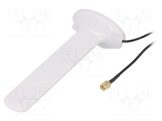 Antena, 5g,Lte, 6dbi, Imã, 50o, 680÷4900mhz, Macho,Sma, -40÷85c