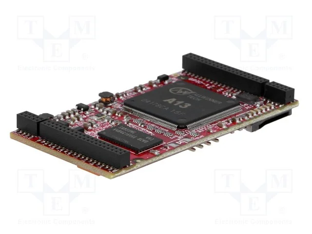 Módulo: SOM, ARM A13, 61x33mm, DDR3, Arquitetura:.