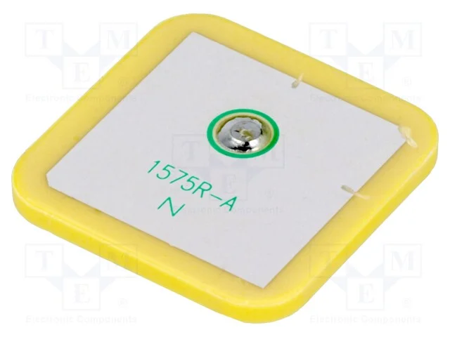 Antena, Gps, Rhcp, 50o, 25x25x2mm, Cerâmica, -40÷105c, 1,575ghz