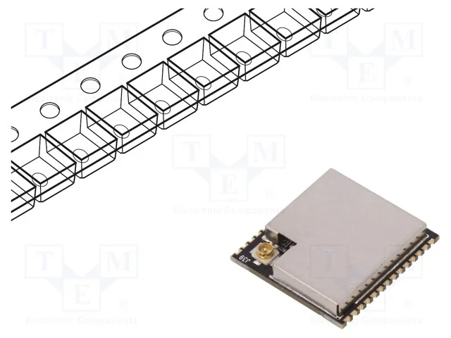 M&oacute;dulo: Iot, Bluetooth Low Energy,Wifi, Smd, 18x19,2x3,2mm, U.Fl