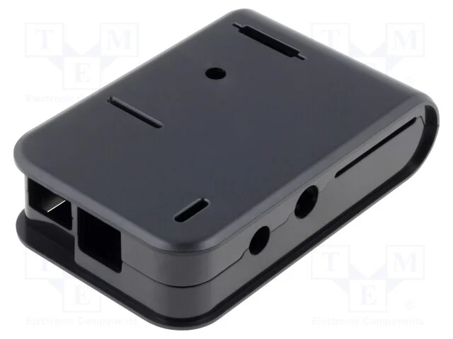 Carcaça: para computador, Raspberry Pi, ABS, pret.