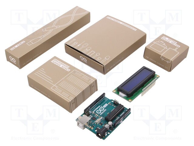 Arduino, Tomada de Cavilhas,Icsp,Usb B,Alimentadores, 5vdc