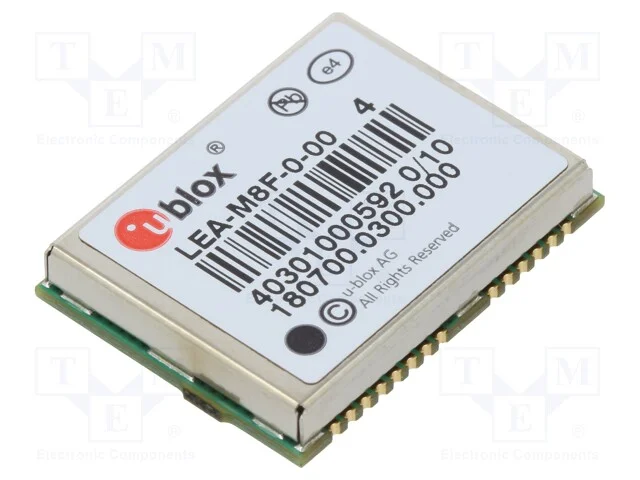 M&oacute;dulo: GPS/BEIDOU, +2m, NMEA,RTCM,UBX, -165dBm, .