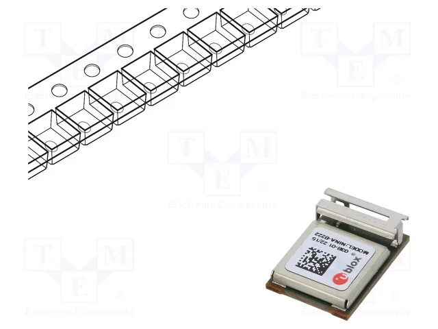 Módulo: Bluetooth Low Energy, GPIO,UART, SMD, Dim.