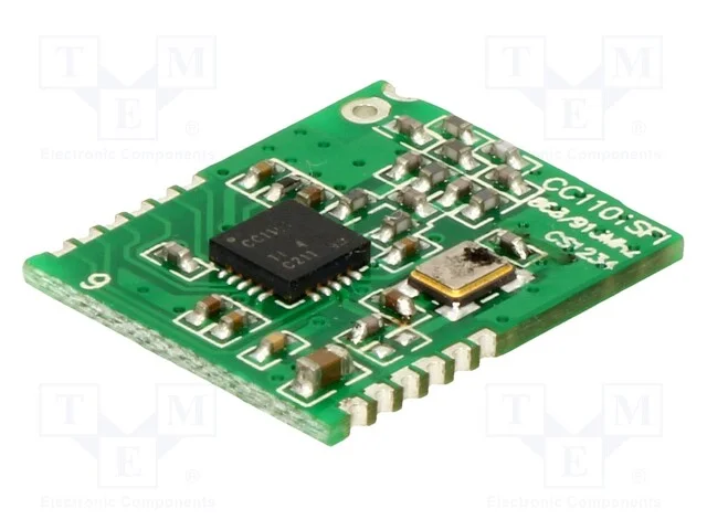 M&oacute;dulo: Rf, 868mhz, Spi, -110dbm, 1,8&divide;3,6vdc, 10dbm, Smd, 15x18mm