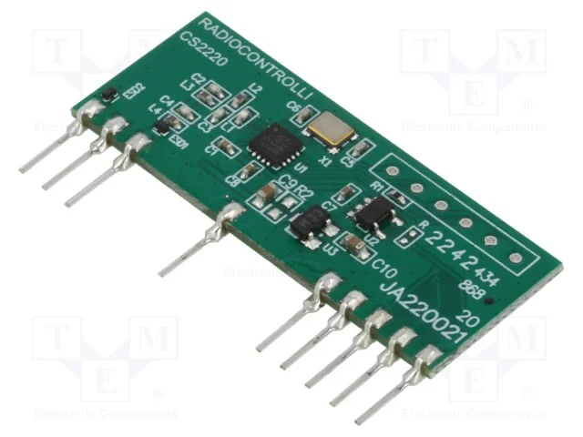 M&oacute;dulo: Rf, Receptor Fm, Fsk, 868,35mhz, -118dbm, 4,5&divide;5,5vdc, Tht