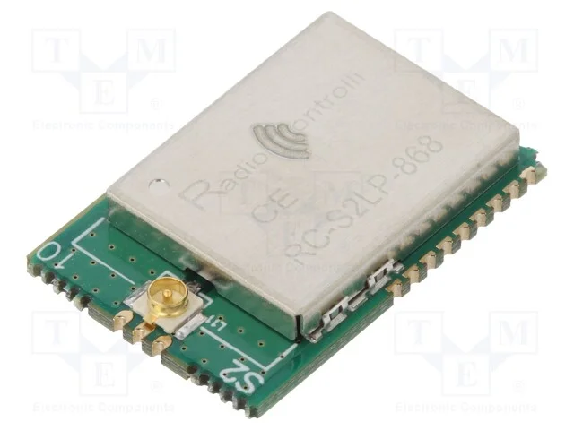 M&oacute;dulo: Rf, 868mhz, Spi, -128dbm, 1,8&divide;3,6vdc, 16dbm, Smd, 20/7,2ma