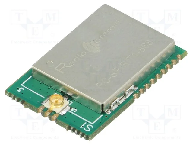M&oacute;dulo: Rf, 868mhz, Spi, -118dbm, 1,8&divide;3,6vdc, 16dbm, Smd, 15x22mm