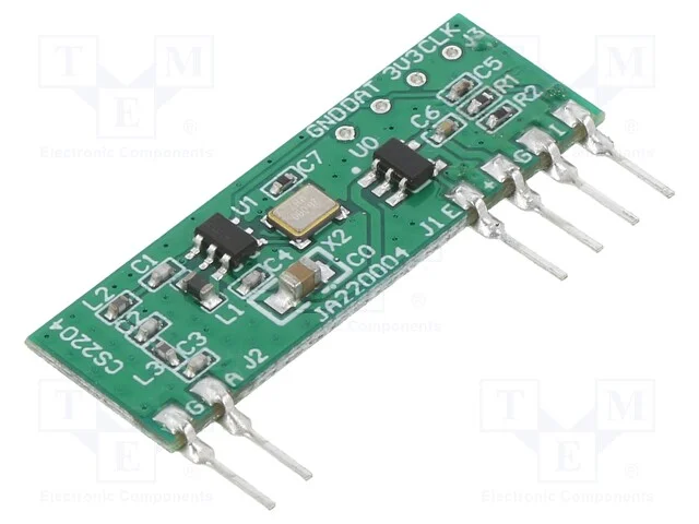 M&oacute;dulo: Rf, Transmissor Fm, Fsk, 433,92mhz, 2,2&divide;3,6vdc, 10dbm, Tht