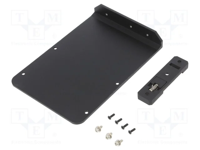 Acessórios: suporte para guia DIN, metal, preta