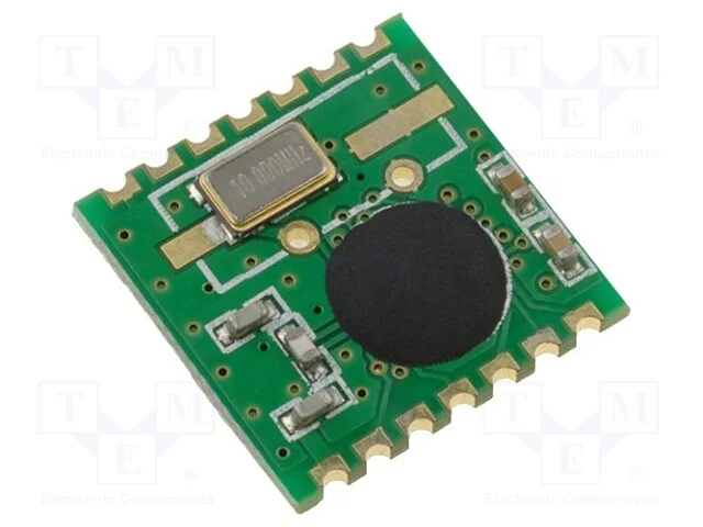 M&oacute;dulo: Rf, Receptor Fm, Fsk, 433,92mhz, Spi, -109dbm, 2,2&divide;5,4vdc