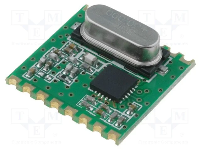 M&oacute;dulo: Rf, Transmissor Fm, Fsk, 433,92mhz, Spi, 1,8&divide;3,6vdc, 20dbm